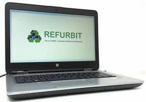 HP Probook 640 G3 - i3-7100U 2.4GHz - 4GB - 14" - 120GB SSD - Windows 11 Pro ... - Picture 1 of 6