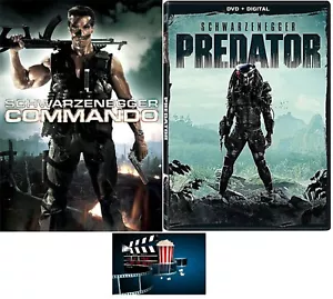 Arnold Schwarzenegger Action Double Feature Commando & Predator 2 DVD Set New - Picture 1 of 4