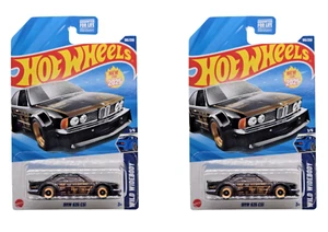 BMW 635 CSi #185 2025 Hot Wheels negro - juego de 2 - Imagen 1 de 3