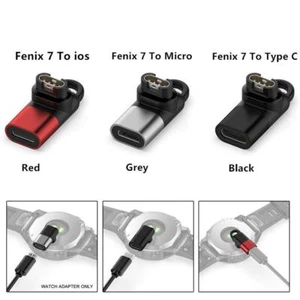 Adaptateur Chargeur USB Type-C pour Garmin Fenix 7 / 7S 7X Garmin Epix Watch / D8W5 - Photo 1 sur 15