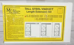 Micro Engineering 75-527, Tall Steel Viaduct Length Extension 80 Feet HOn3 Scale - Picture 1 of 3