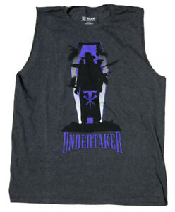 The Undertaker Loot Crate WWE Slam Crate Men’s TShirt Large Gray Sleeveless