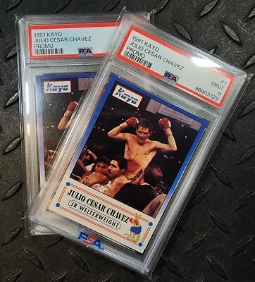 Julio Cesar Chavez 1991 Kayo Sample #1 PSA 9 MINT Prototype Promo POP 35 SSP SP - Image 1 of 3