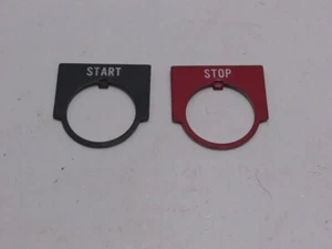 22mm Legend Plates "START/ STOP" - Bild 1 von 1
