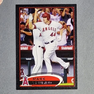 2012 Topps # 281 Mark Trumbo - Black Border SSP #d/61 - Angels - Picture 1 of 2