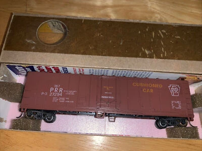 Lima HO Scale PRR Cushioned 50' Box Car Kit PRR #27294 Kadee Couplers & Wheels - Image 1 of 4