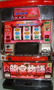 MÁQUINA TRAGAMONEDAS JAPONESA PACHISLO VIENTRE VIDRIO PARA ELECO RYUGUU - Imagen 1 de 12