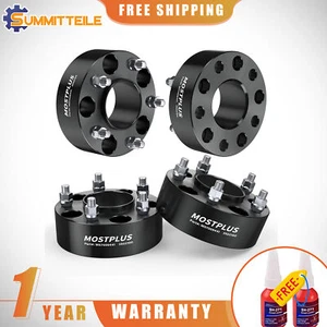 4 Hubcentric Wheel Spacers 2" 5x127mm For Jeep Wrangler Grand Cherokee Commander - Picture 1 of 8