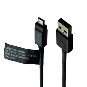 LG (1.2m/4-Ft) Micro-USB to USB Charge/Sync Cable - Black (EAD62767902) - Picture 1 of 1