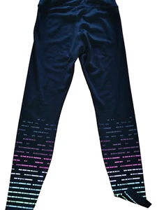 Leggings schwarz bunte Akzente Größe S - Bild 1 von 5