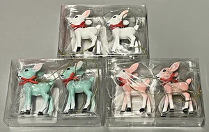 ZIELSCHEIBE WONDERSHOP RETRO MINIATUR RENTIER ORNAMENTE - GRÜN WEISS & ROSA SETS - Bild 1 von 1