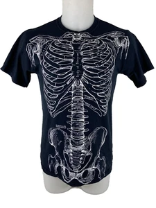 Leslie Arwin Anatomy Herren Medium T-Shirt Allover Knochen Skelett - Bild 1 von 7