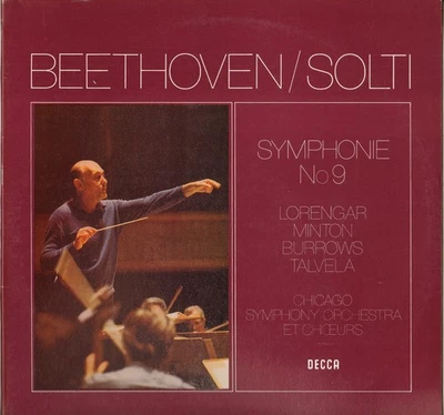 GEORG SOLTI, BEETHOVEN "SYMPHONIE N° 9"  DOUBLE LP 1972 DECCA 115.151/52 STEREO - Photo 1/4