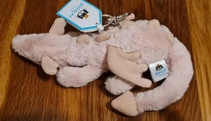 RARE/RETIRED Jellycat Rose Dragon Bag Charm – BNWT 💖 SOLD OUT - 100% GENUINE. - Picture 1 of 5
