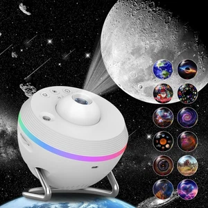 13 - in - 1 HD Galaxy Projector for Bedroom with Meteor Effects and Timer for - Picture 1 of 7