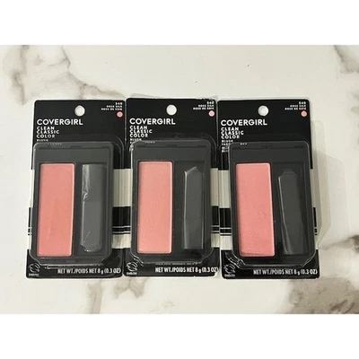 Covergirl Clásico Color Rubor 540 Rosa Seda Paquete de 3 NUEVO Maquillaje Mujeres Niñas Foto 1 de 2