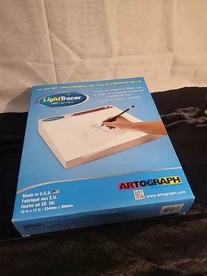 Caja de luz trazadora de luz Artógrafo 10" x 12" artes y manualidades caja abierta ligera Foto 1 de 4
