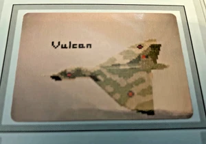 Military Aircraft. Counted Cross Stitch Kit. 'Vulcan' New. W.E. Design - Picture 1 of 3
