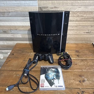 Sony PlayStation 3 PS3 - 40 GB - Consola Negra SOLO - CECHJ03 - Probada y funcionando - Imagen 1 de 8