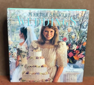 MARTHA STEWART Weddings Hardcover Book w/ Dust Jacket ~ 1987 ~ First Edition - Image 1 of 4