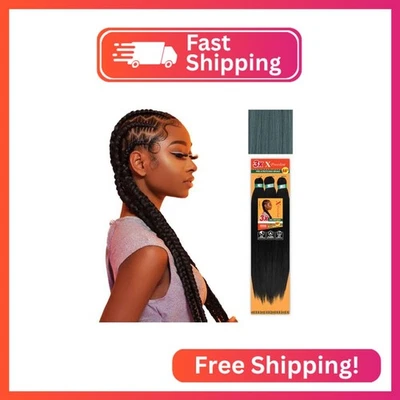 Sensationnel X-pression trenzado cabello pretensado - 3x trenza 58 pulgadas todo kaneka Foto 1 de 2