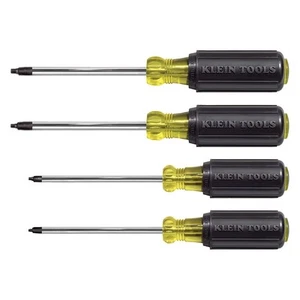 Klein Tools 85664 - 4-piece #0 to #3 Multi Material Handle Color Coded Square - Picture 1 of 7