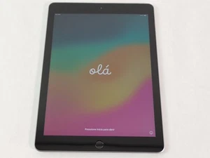 Apple iPad 6th Gen A1954 32 GB iOS 17.7.6 Space Gray ( Wi-Fi + 4G ) Unlocked - Picture 1 of 8