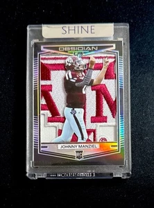 Johnny Manziel Obsidian Texas A&M Patch 1/1 Card Art Created by SHINE Cards - Bild 1 von 2