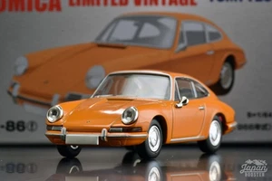 [TOMICA LIMITED VINTAGE LV-86f 1/64] PORSCHE 911 1966 (amarillo/naranja) - Imagen 1 de 10