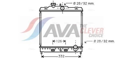 AVA COOLING SYSTEMS HD2120 Kühler Wasserkühler Motorkühler für HONDA HR-V (GH) - Bild 1 von 4