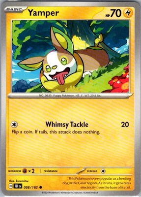 Yamper 058/162 Normal Common SV05: Temporal Forces NM - Image 1 of 2