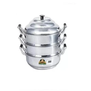 30cm 3-Tier Stainless Steel Steamer Pot – Healthy Cooking Multi Layer Food Steam - Picture 1 of 3