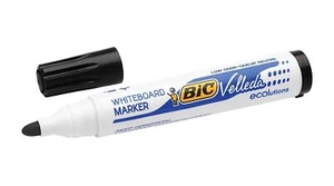 BIC VELLEDA MARKER 1701 BLACK - PACK OF 12 FREE P&P - Picture 1 of 1