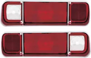For 1970 Dodge Dart; 1971-72 Plymouth Scamp; Tail Lamp Lenses; Pair - Picture 1 of 1