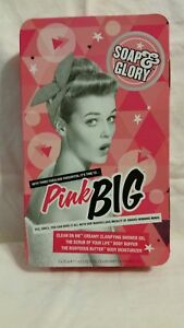 Soap & Glory Pink Big 3 piece gift set, New in Sealed Box