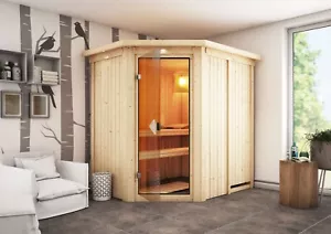Sauna 230V Saunakabine Heimsauna Innensauna Saja verschiedene Varianten Karibu - Bild 1 von 72