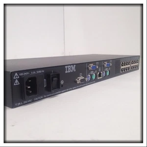 IBM 17352LX 2x16 KVM Local Console Manager Switch 31R3136 - Picture 1 of 5
