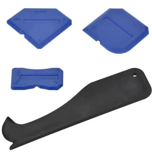 4 Pieces Silicone Caulking Tools Set Sealant Finishing Tool Grout Scraper For Si - Picture 1 of 7