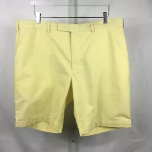 Polo Ralph Lauren Mens Chino Shorts Flat Front Yellow 40 - Picture 1 of 12