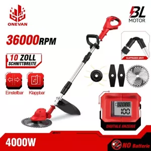 10Zoll Für Makita 18V Akku Rasentrimmer Motorsense Grasschneider Freischneider - Bild 1 von 18