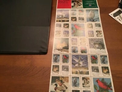 ICOLLECTZONE  National Wildlife Federation 1988  sheet birds  VF NH - Image 1 of 4