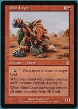 Mine Layer Odyssey NM Red Rare MAGIC THE GATHERING CARD (ID# 244152) ABUGames