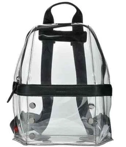 Hammitt Hunter Medium Clear Backpack Black and Shinny Black Studs New - Picture 1 of 2