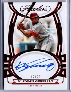 2023 Panini Flawless Baseball Vladimir Guerrero AUTO ANGELS 2/20 - Picture 1 of 1