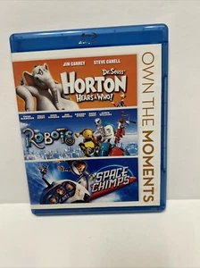 DR. SEUSS: Horton Hears a Who / Robots / Space Chimps (Blu-ray 2012, 3-Disc Set) - Picture 1 of 3