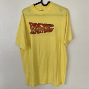 Camisa Vintage 1985 Regreso al Futuro Adulto Grande Película Promo Logo Hombres Años 80 - Imagen 1 de 9