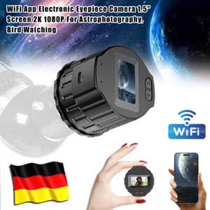 2K WiFi Okular Kamera 1.5 Zoll Schirm Astronomie Elektronisches Okular Kit Akku - Bild 1 von 21