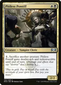 4 Pitiless Pontiff 4x x4 - NM - Guilds of Ravnica - SPARROW MAGIC - Picture 1 of 1