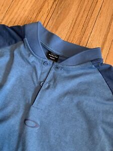Oakley Men’s Size Medium Golf Polo Shirt Lightweight Cotton Regular Fit