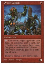 Magic the Gathering MTG Orcish Captain (254) Fifth Edition   NM